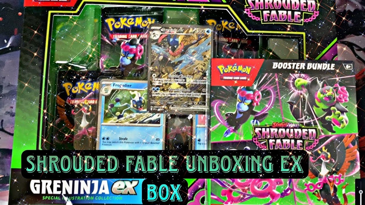 Shrouded Fable Greninja Ex Box Opening