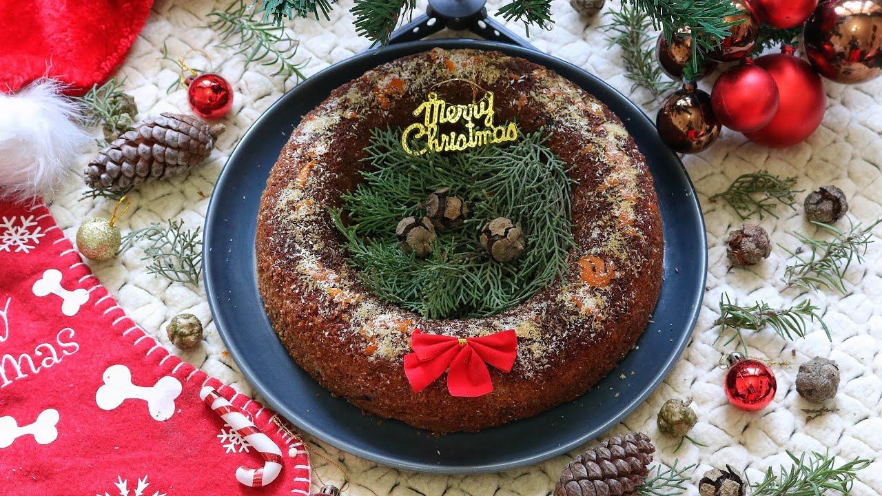 Gâteau de Noël aux Fruits Healthy 🎄 | كيك الفواكه المجففة لعيد الميلاد