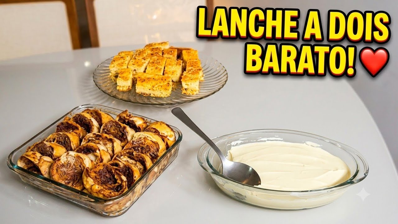 Fiz um Lanche Completo Gastando Pouco! Receitas Simples e Deliciosas