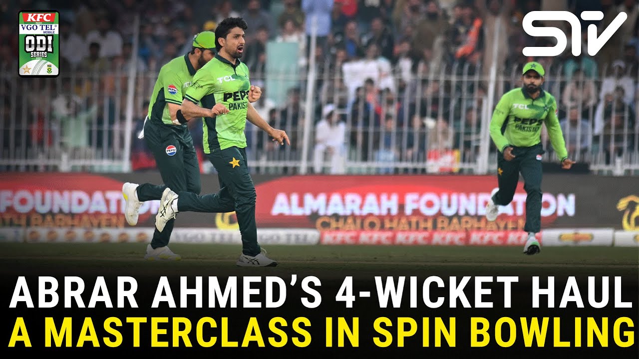 Abrar Ahmed&rsquo;s 4-Wicket Haul | Pakistan vs South Africa ODI Series 2025 | 3rd ODI | PCB | M3U1U