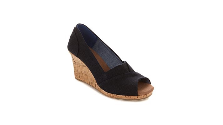 TOMS Classic OpenToe Wedge
