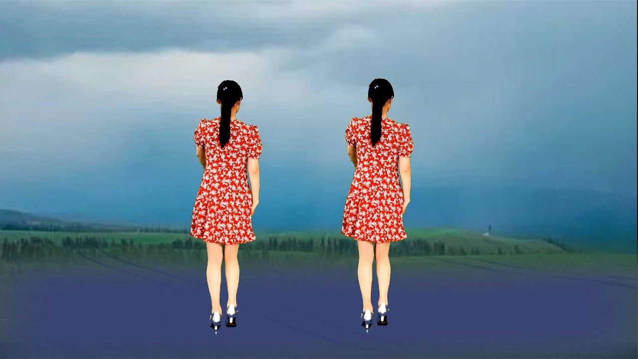 怀旧老歌广场舞《美酒加咖啡》抒情32步，背面演示