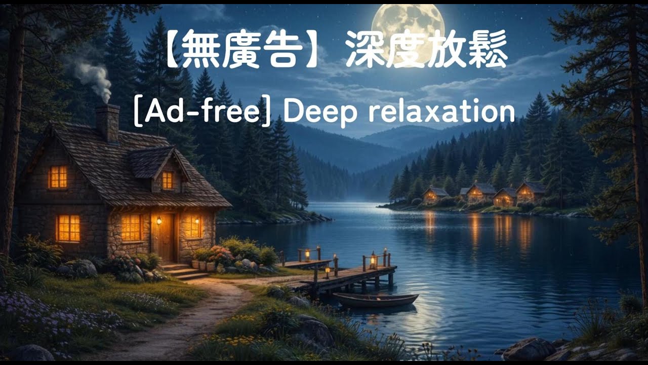 無廣告｜深層睡眠音樂＋流水聲 💧 助眠・放鬆・專注・快速入睡