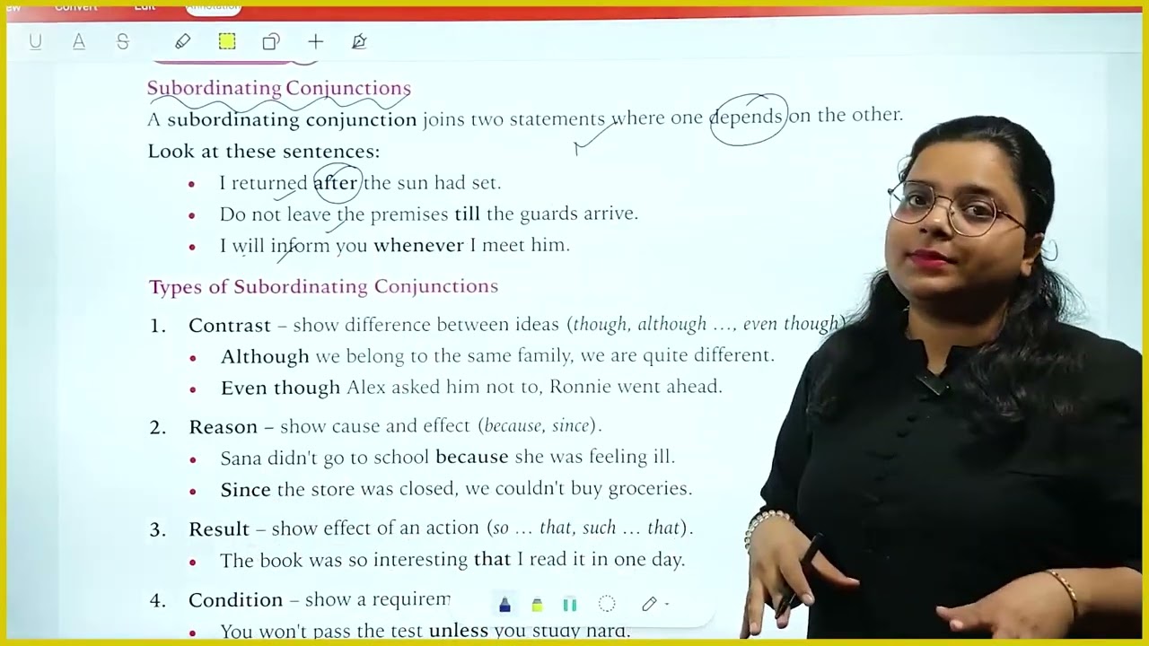 English Grammer Class 7 Chapter 15 Conjunctions Part 1