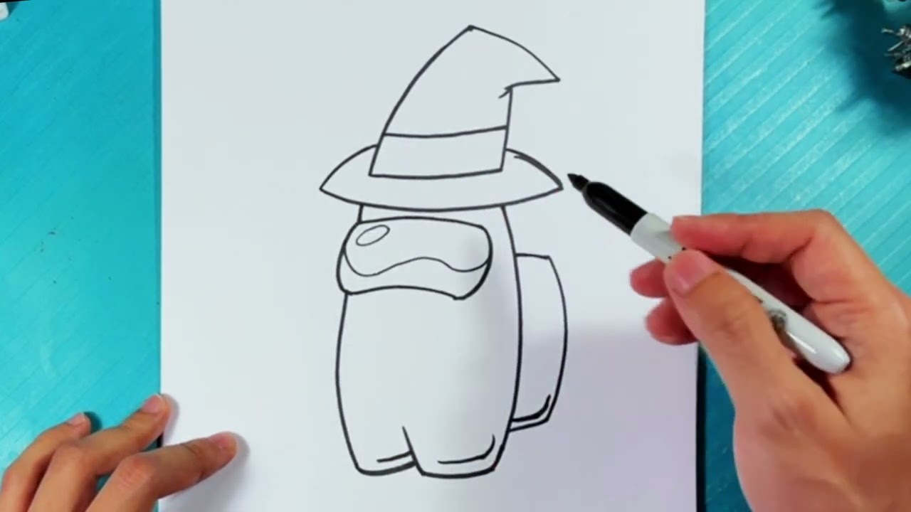 How to AMONG US - Halloween Witch Hat