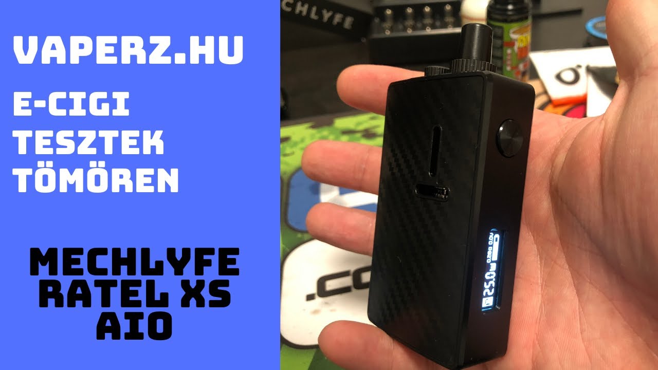 Vaperz.hu | E-cigi Tesztek T&ouml;m&ouml;ren - Mechlyfe Ratel XS AIO teszt, teker&eacute;s, vatt&aacute;z&aacute;s