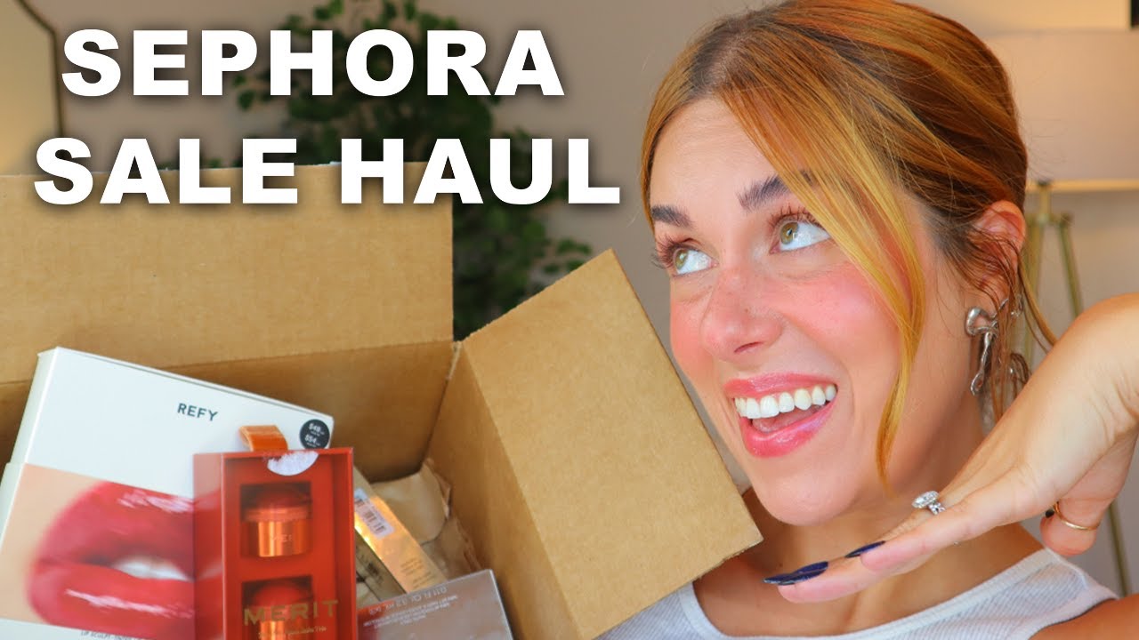 FALL SEPHORA SALE HAUL &  FIRST IMPRESSIONS // so many blush sets + granny perfumes