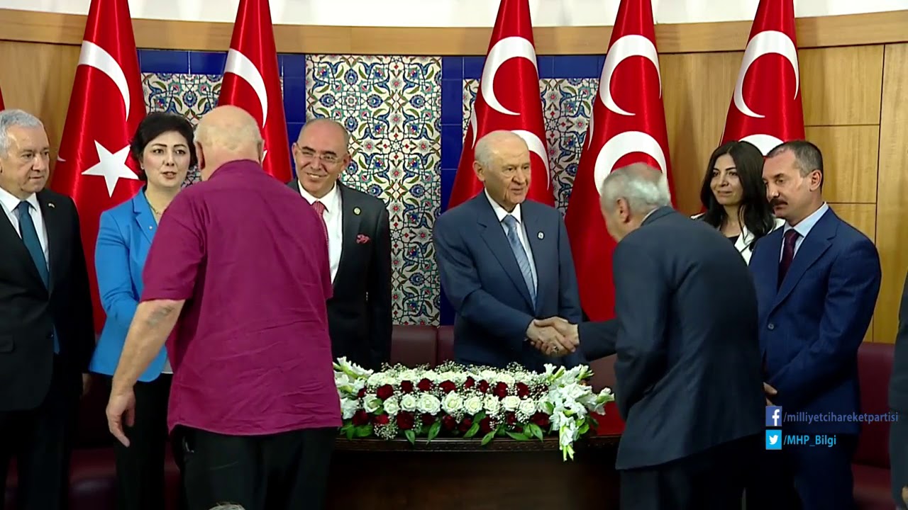 MHP Genel Merkezinde Devlet, Milletiyle Bayramlaşıyor. (TAMAMI)