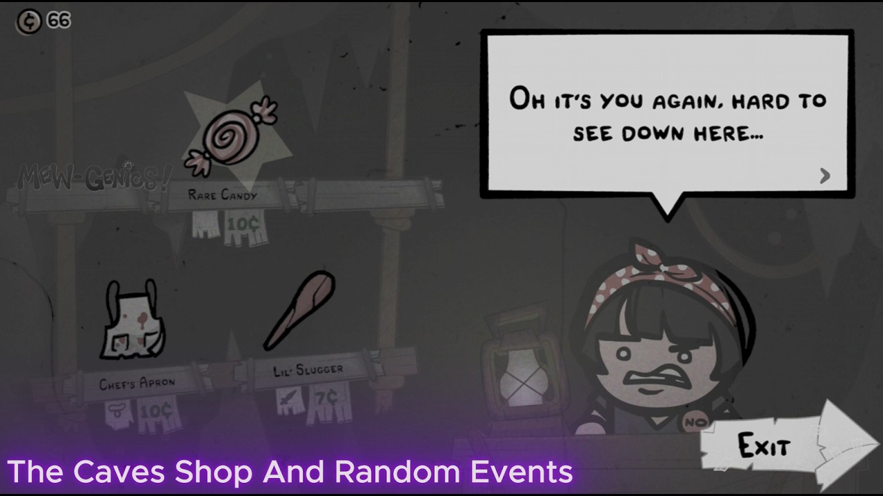 Mewgenics - OST - The Caves Shop And Random Events!