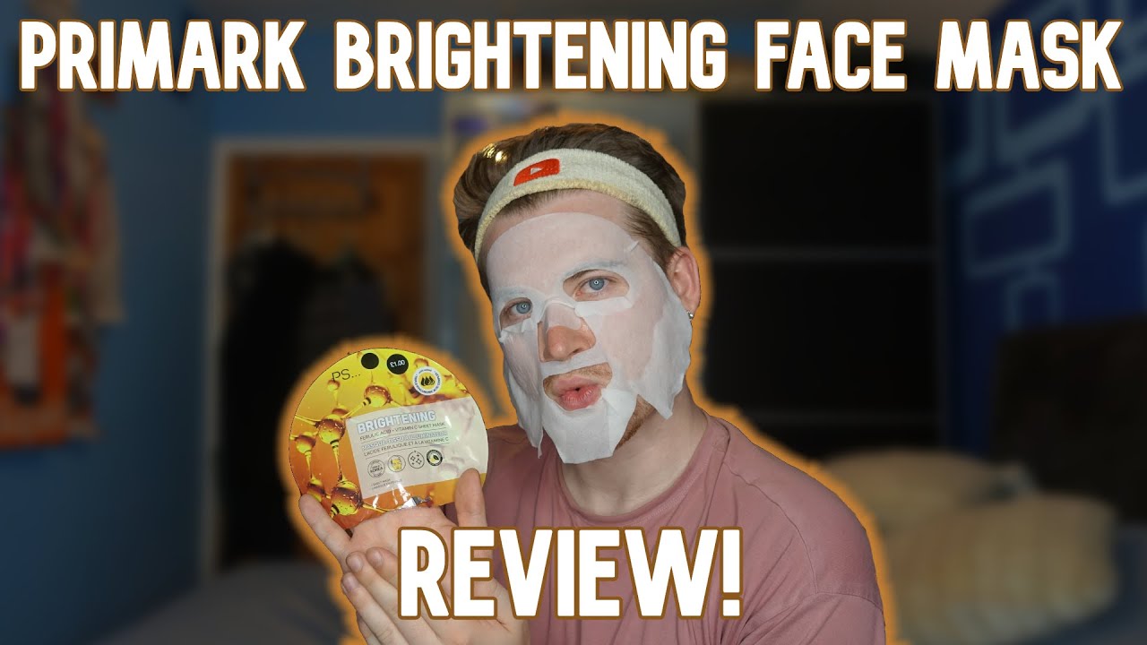 Primark Brightening Face Mask Review! | RandomJosh