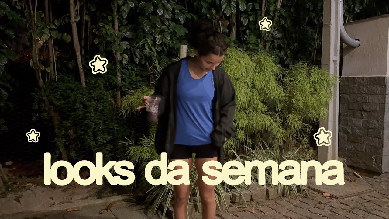 looks que usei por uma SEMANA INTEIRA (o que eu vesti de SEGUNDA a DOMINGO)