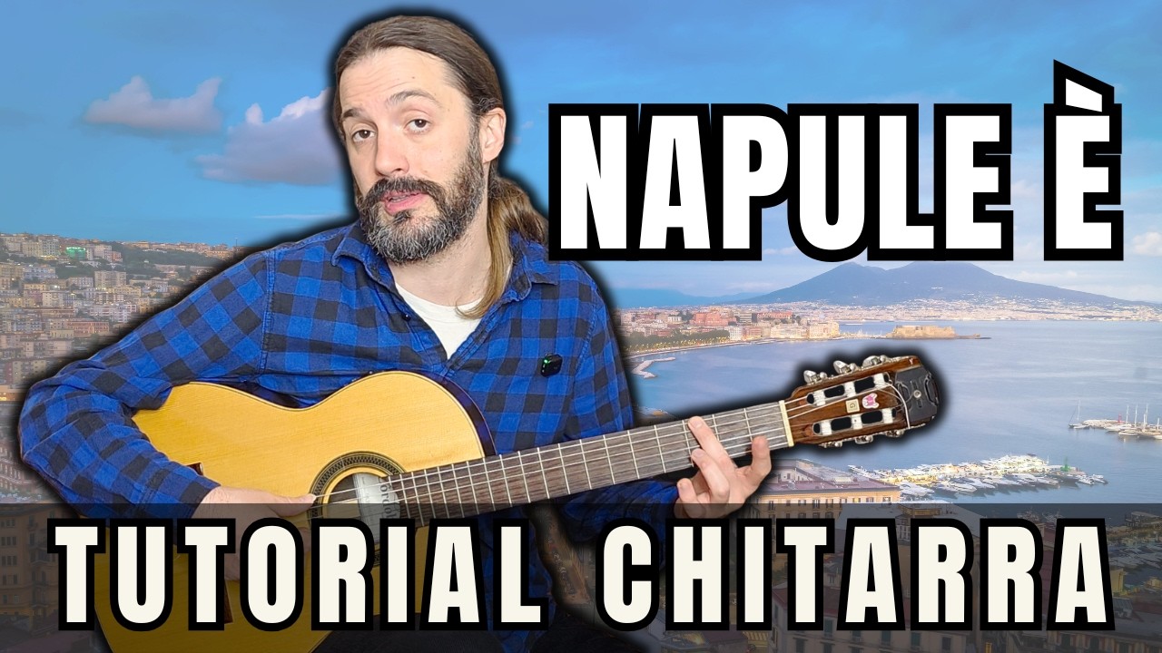 Napule è - Pino Daniele | Tutorial Chitarra Completo (Accordi e accompagnamento)