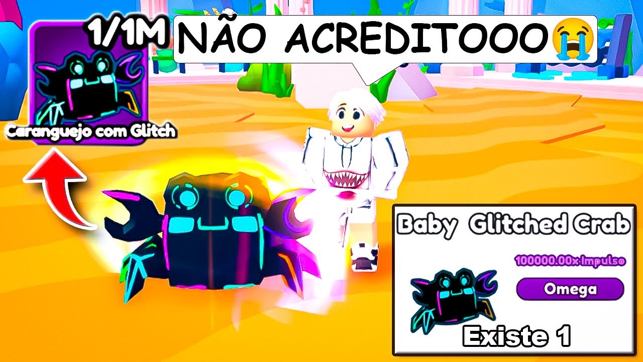 Finalmente Consegui o Pet Mais Raro e Forte do Mundo Nesse Simulador do Roblox