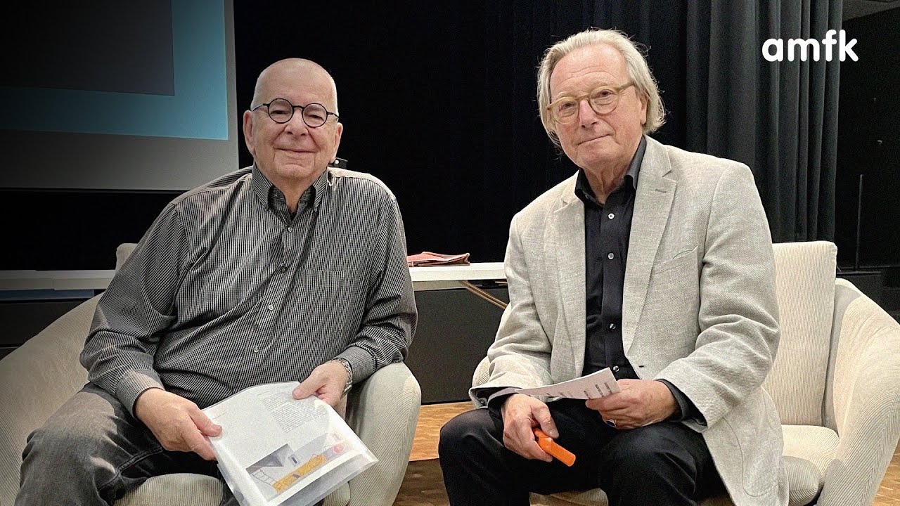ALBERT MERZ UND HEINZ GRETER IM GESPRÄCH | Wandbild und Bildfries in der Bibliothek Zug