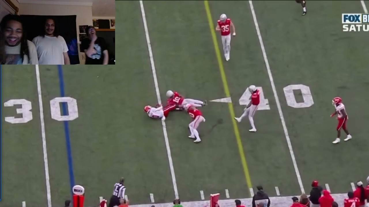 Hardest college football hits