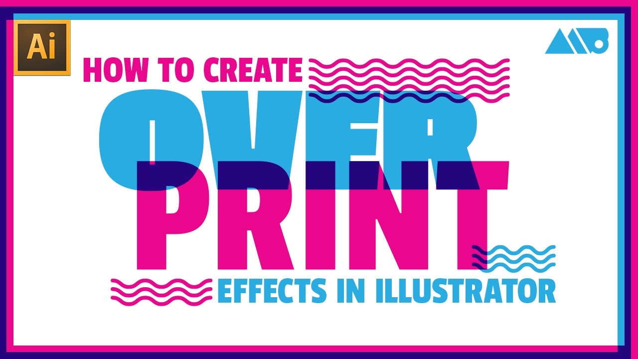 How to Create Screen Printing Style Overprints in Adobe Illustrator Tutorial