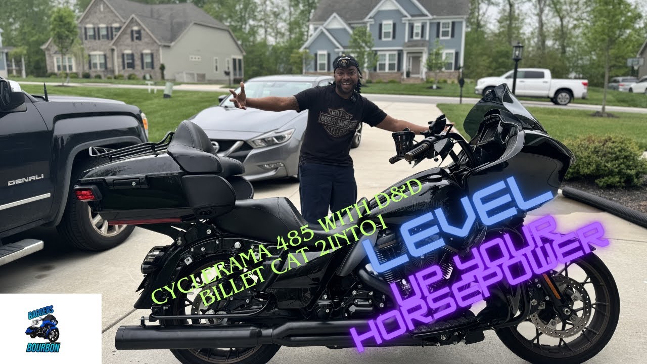 CYCLE-RAMA 485 WITH D&D BILLET CAT INSTALLED ON A 2022 ROAD GLIDE ST