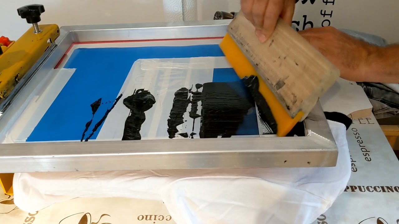DIY Screenprinting - Daisy Skull - Fashion Brand ✌ - Siebdruck auf T-Shirt