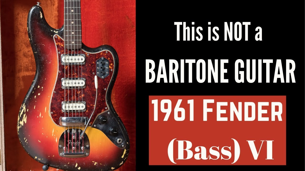 This is not a baritone guitar: Vintage Fender (Bass) VI (6)!
