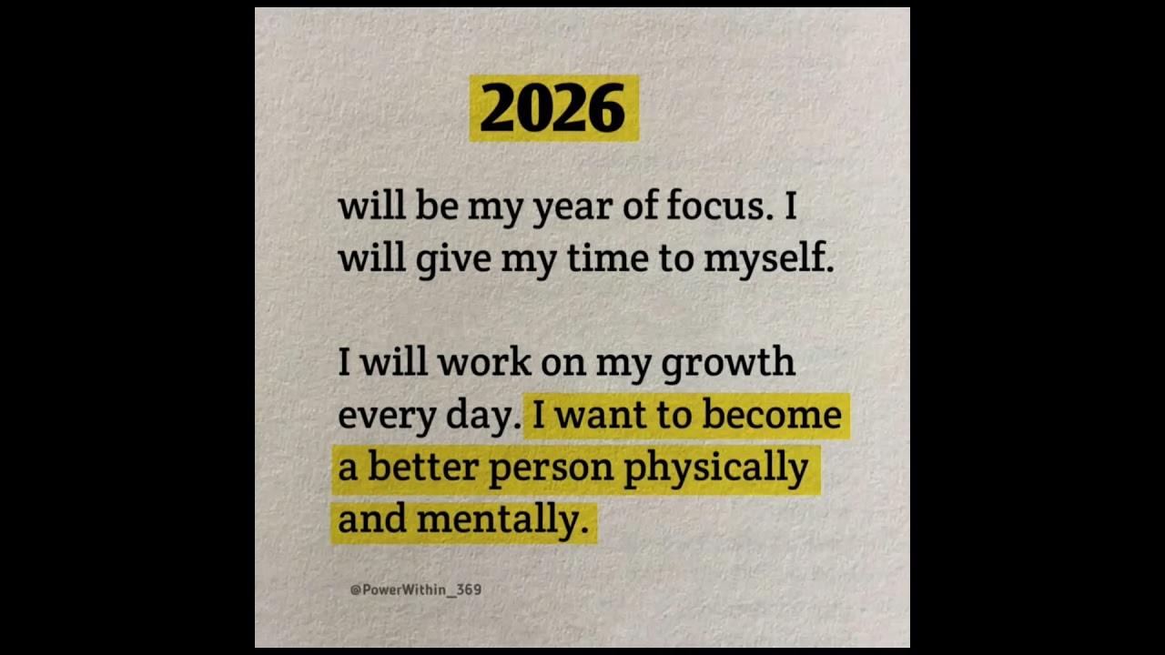 2026: My Year of Focus 