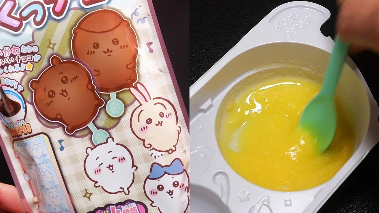포핀쿠킨 모음/네루네루 달달한 청포도맛, 치이카와 초코 스틱 만들기