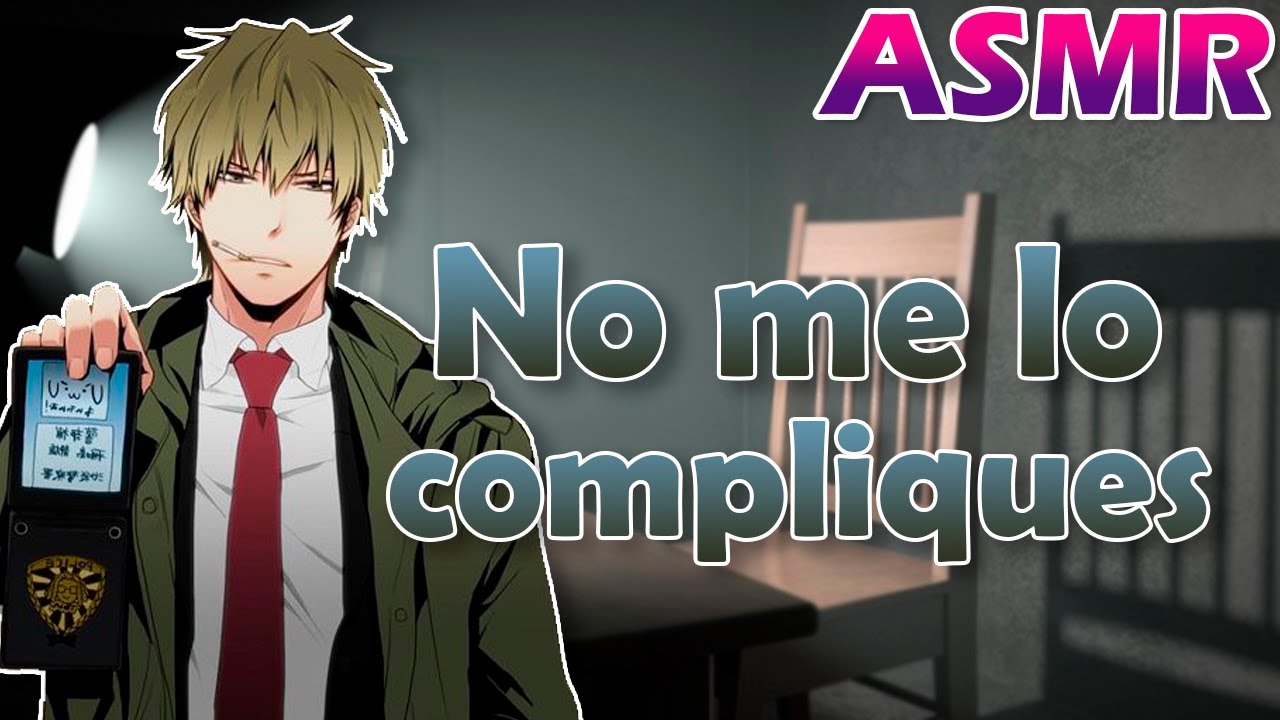 ASMR - Policía te interroga y le gustas / Yaoi / Roleplay