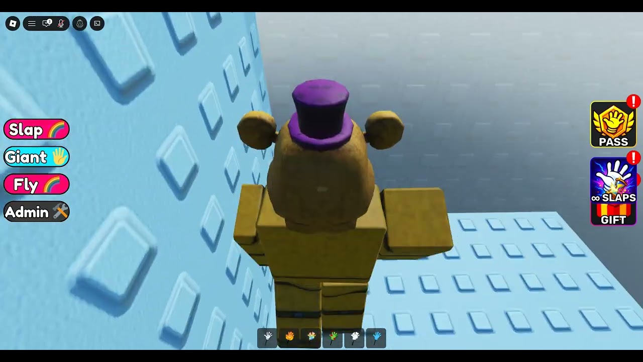 Fredbear in slap tower