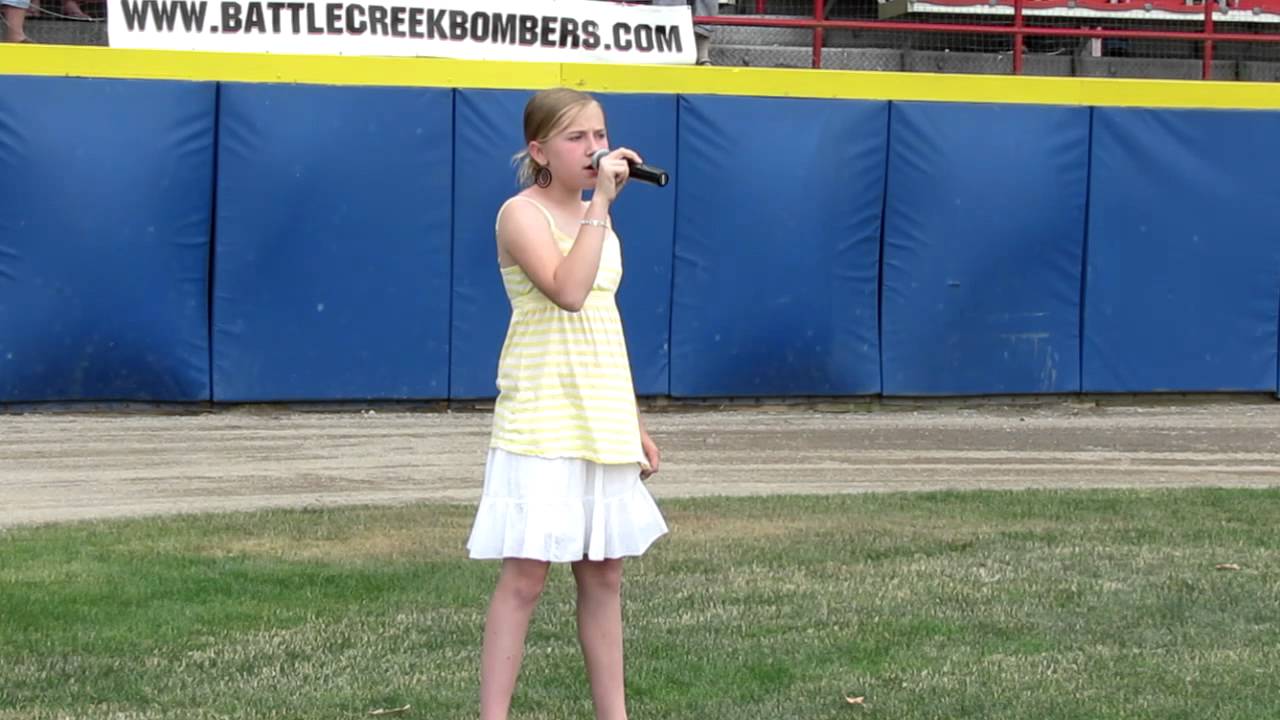 Marion Shelby Poley/National Anthem/Battle Creek Bombers