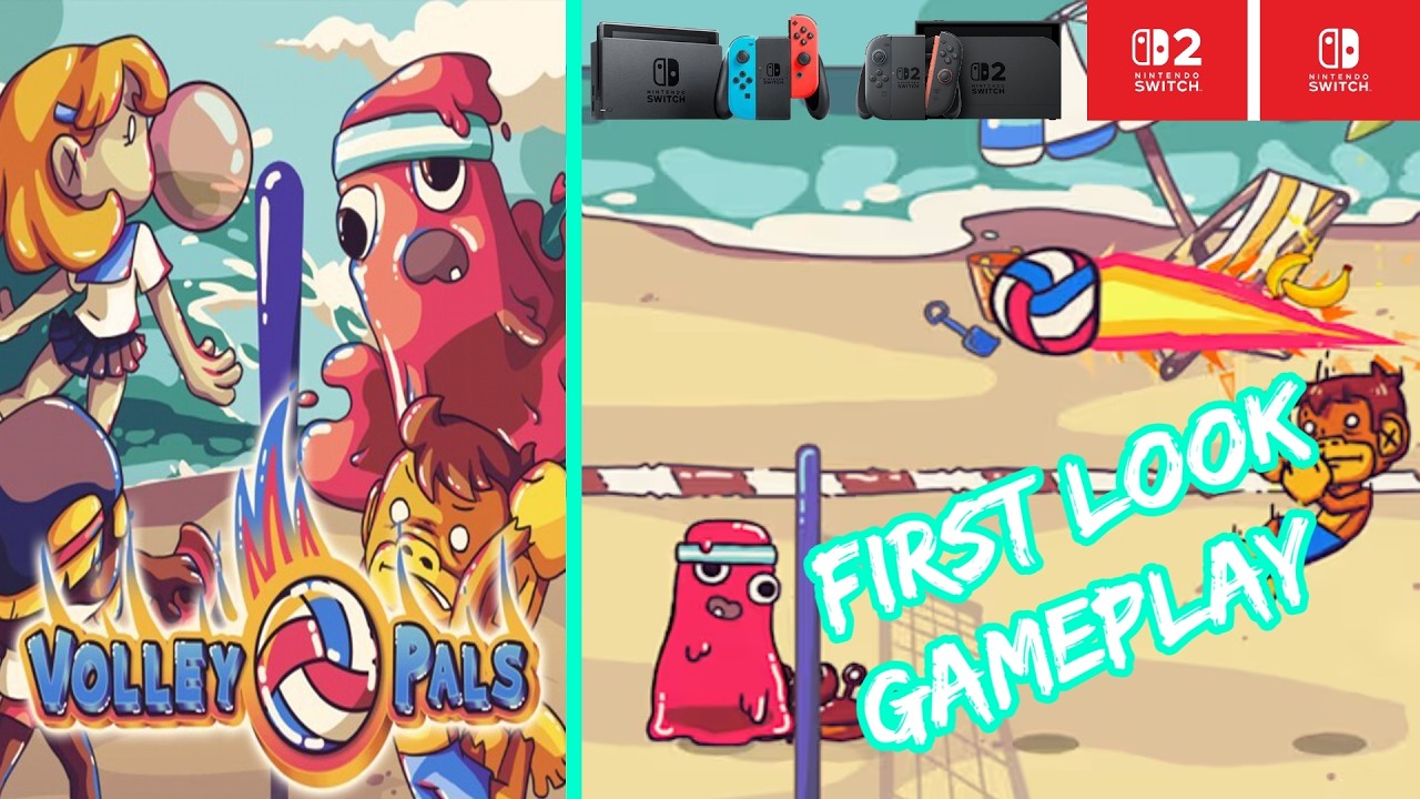 Volley Pals – Nintendo Switch / Switch 2 Gameplay