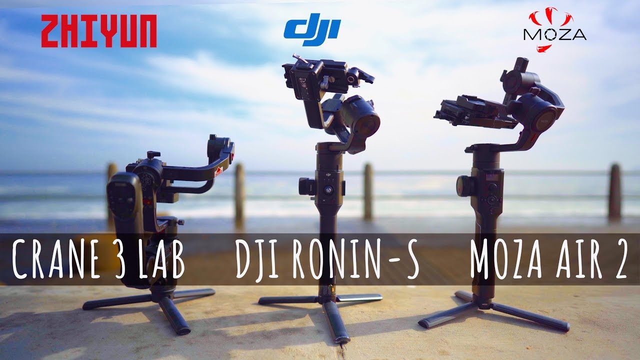 DJI RONIN-S vs MOZA AIR 2 vs CRANE 3 LAB - The Ultimate Gimbal Showdown