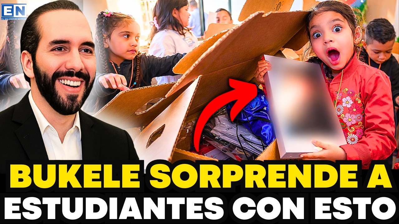 BUKELE SORPRENDE A ESTOS NIÑOS CON ESTO CASI LLORAN
