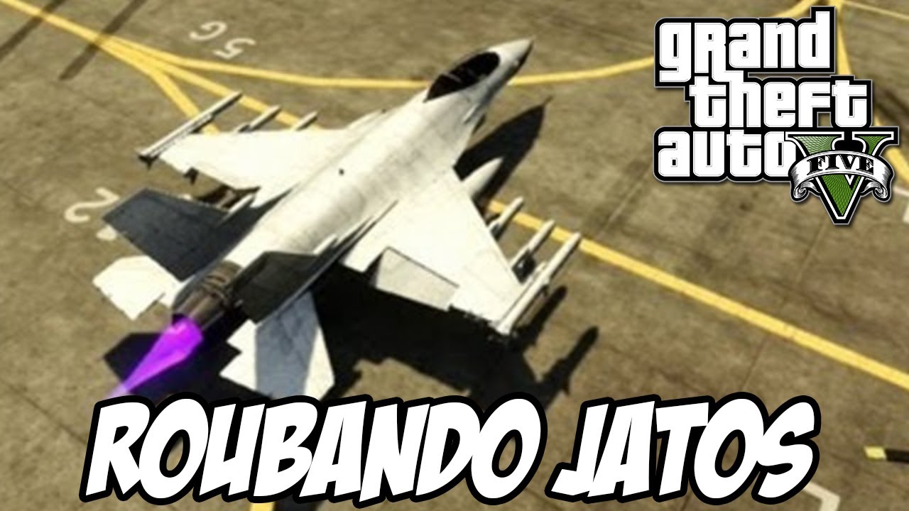 GTA V - Roubando Jatos no forte zancudo em equipe e rumo ao fim do mundo