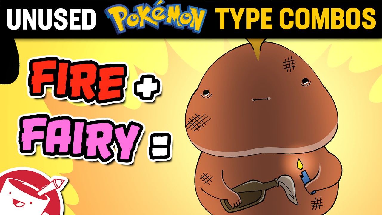 Drawing Pok&eacute;mon Type Combos that were NEVER USED IN GAME