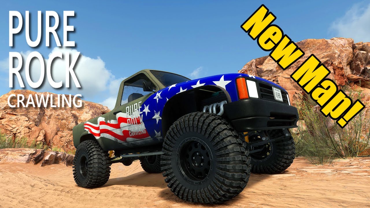 NEW MAP! Hitting The Trails | Pure Rock Crawling