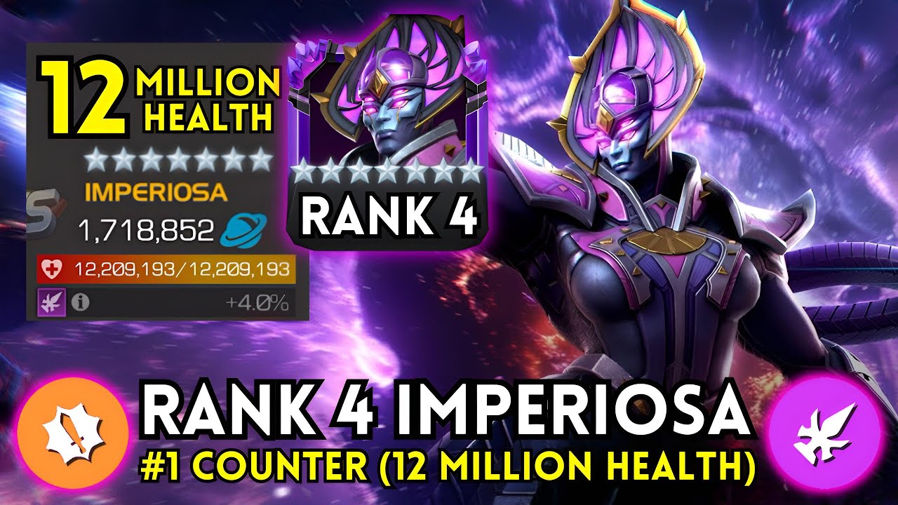 You NEED This #1 Counter to ANNIHILATE 12 Million HP 7🌟R4 Imperiosa! - MCOC