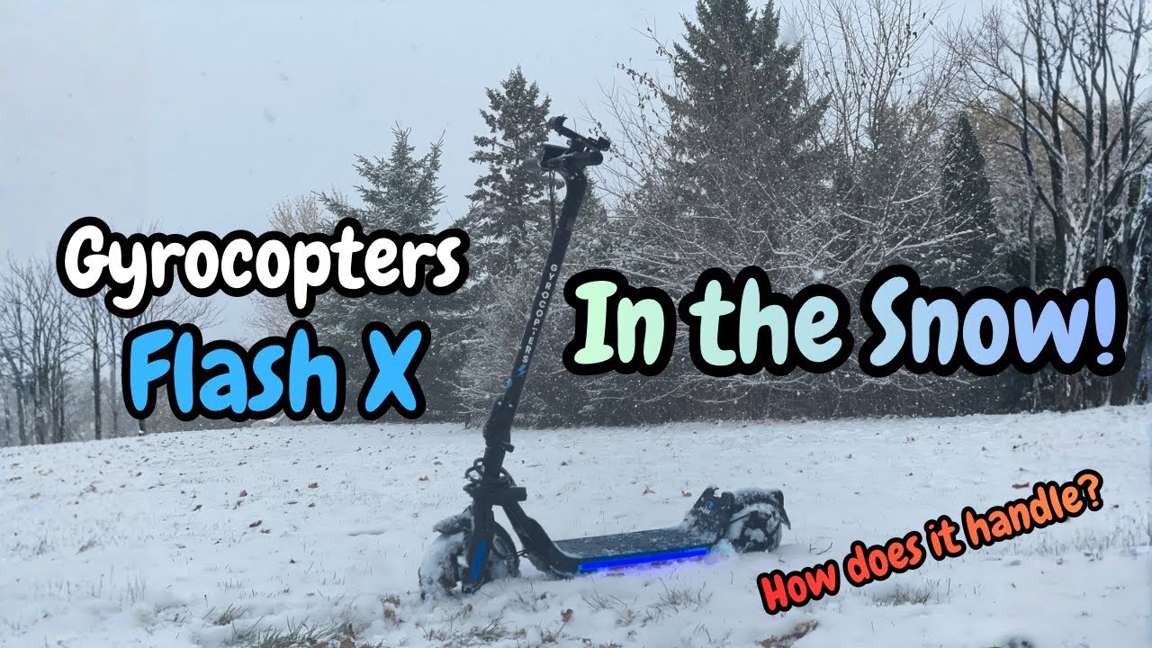 This Scooter Was NOT Made for Winter…