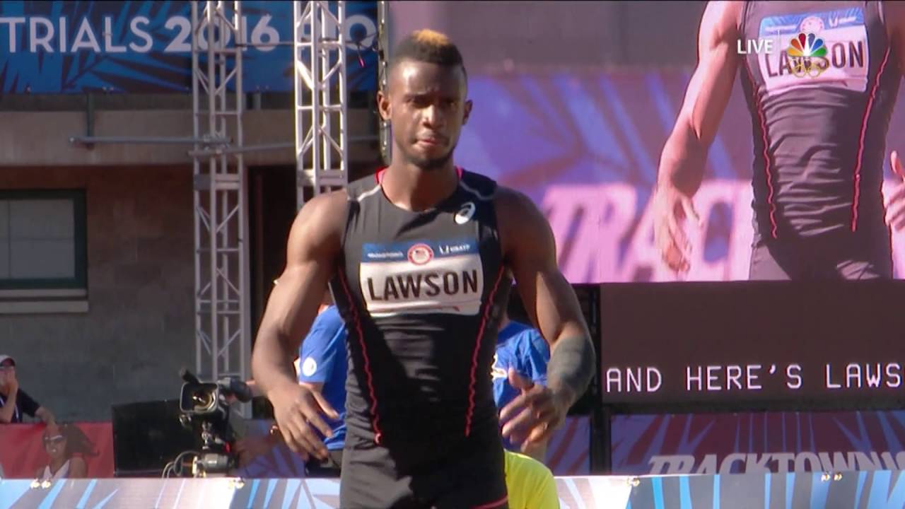 Olympic Track And Field Trials | Jeff Henderson Wins Long Jump