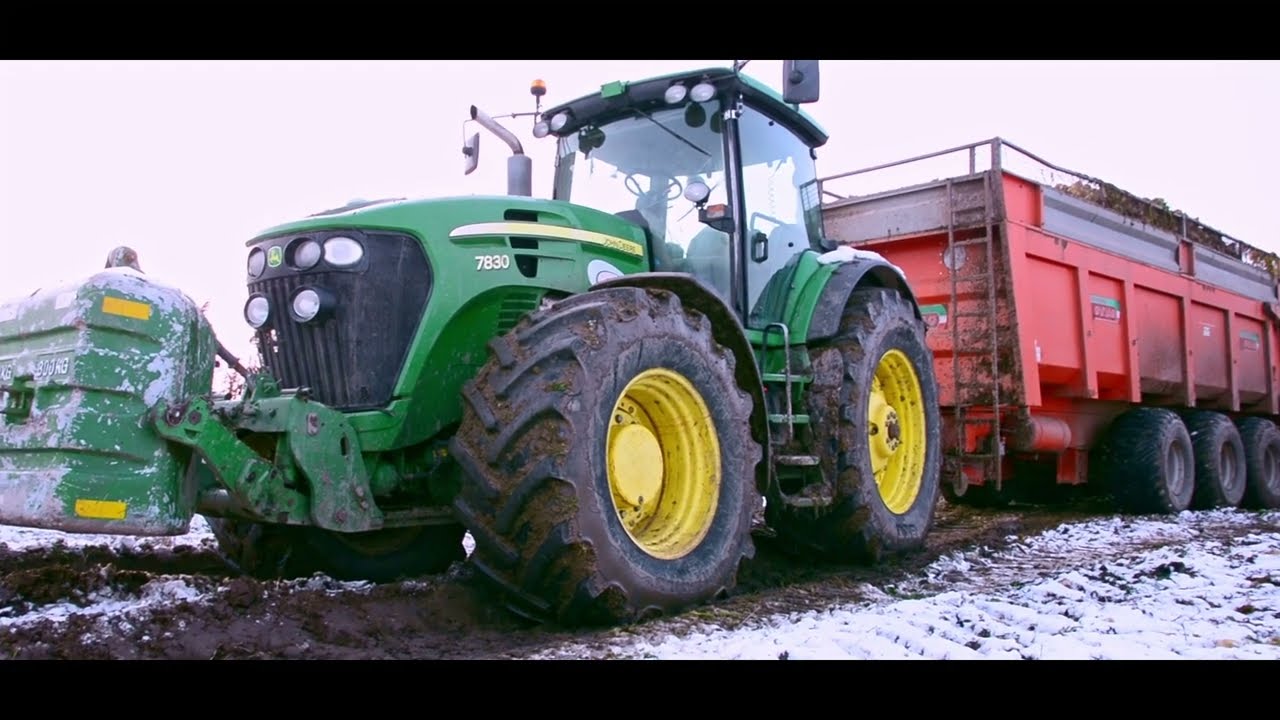 John Deere 7830 Best Sound !! + Vaia 25 TON !!