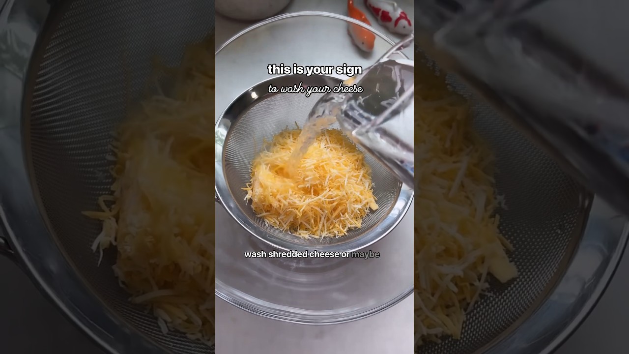 Should you wash your cheese? 