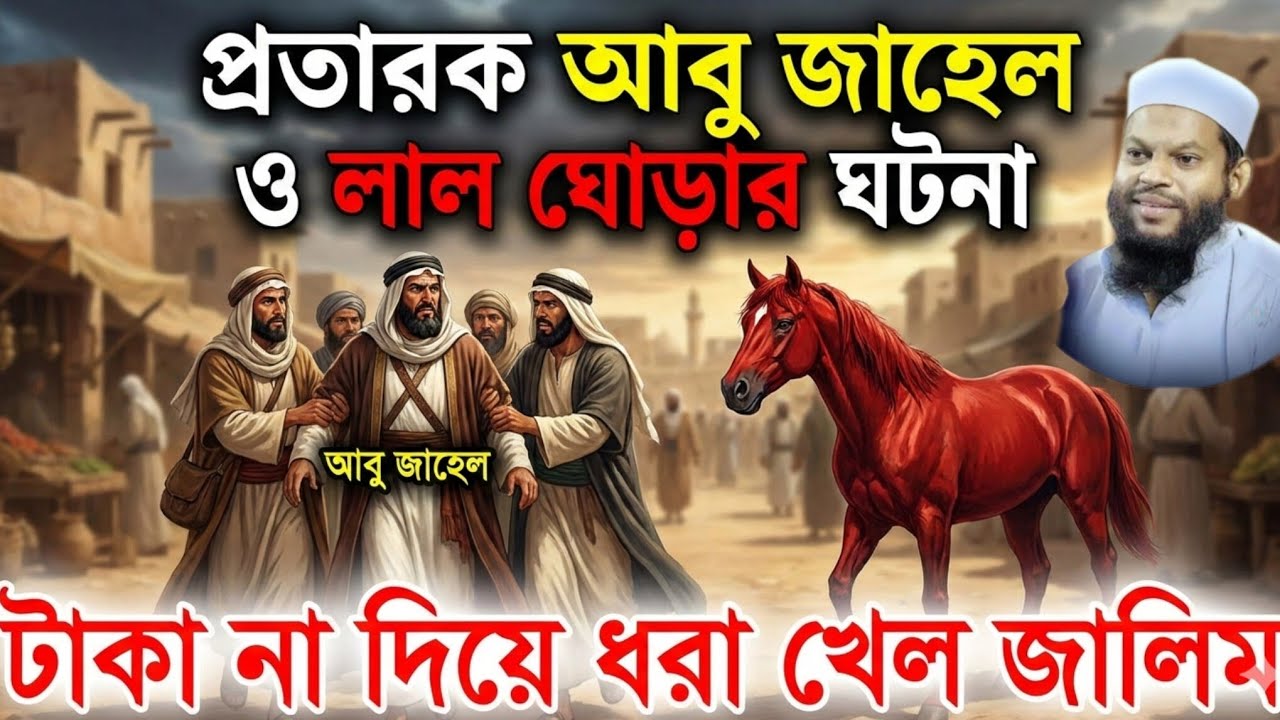 প্রতারক আবু জাহেল ও লাল ঘোড়ার ঘটনা | টাকা না দিয়ে ধরা খেল জালিম
