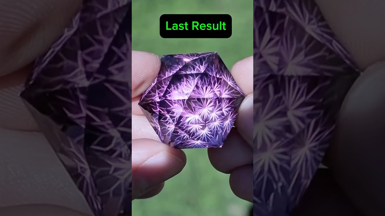 Faceting A 655 Carats Stone #gemcutting #faceting #gemstone #gems #shorts