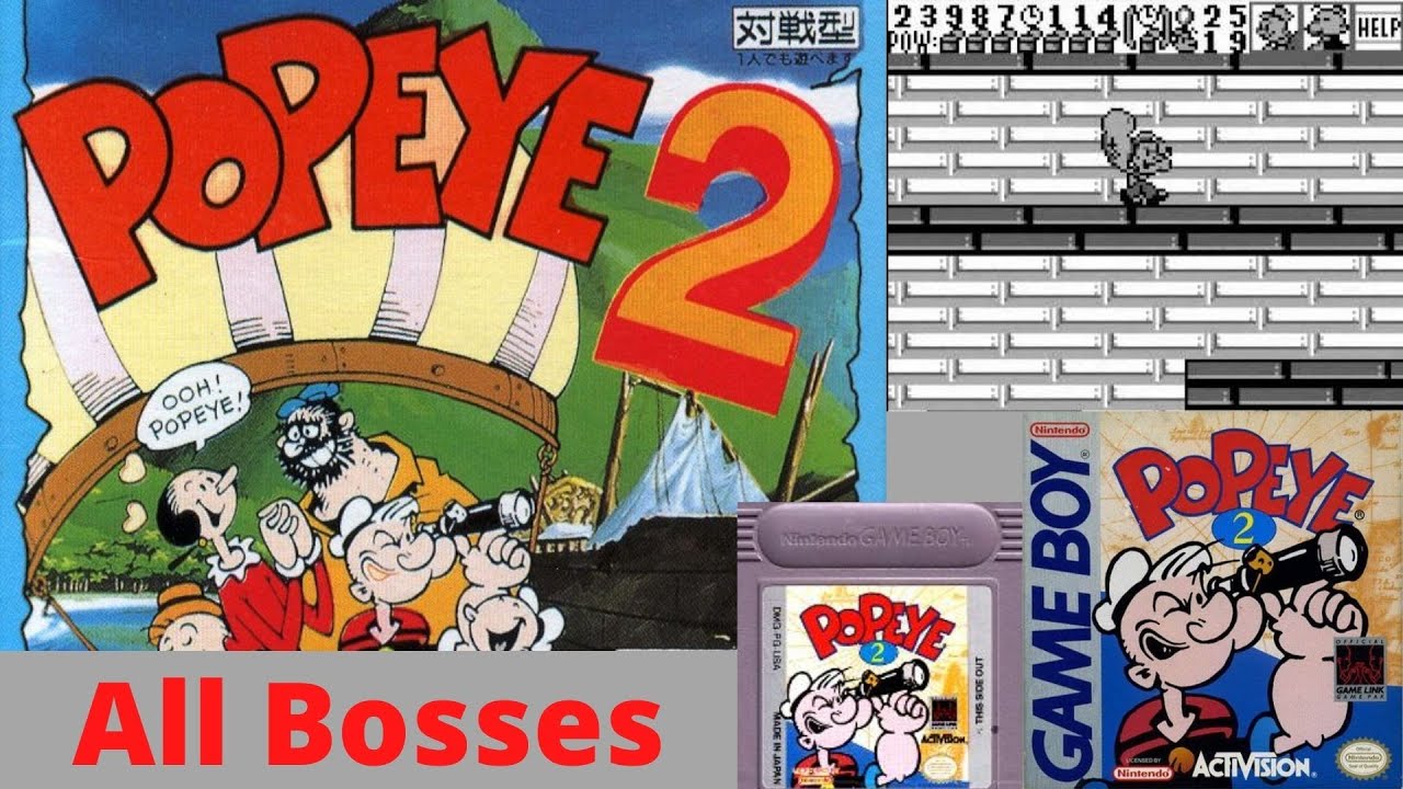 Popeye 2 Gameboy Bosses