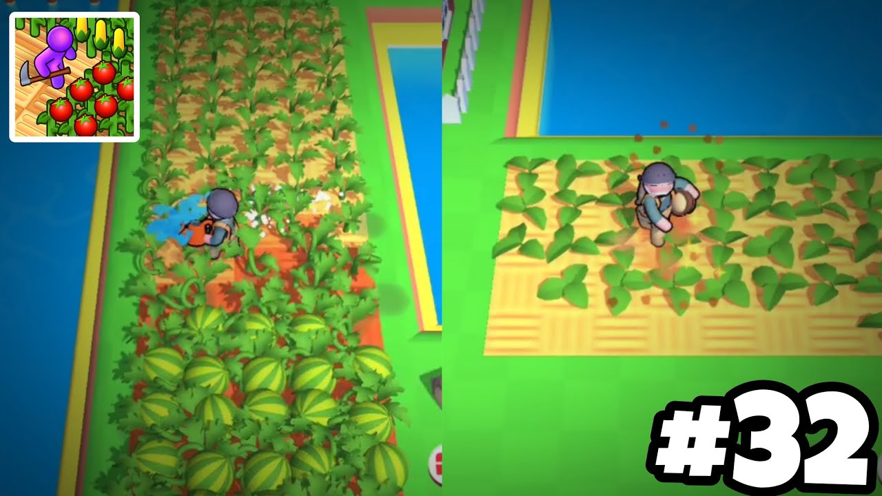 Satisfying Activities Video Game || Farm Land - Farming Life Game || EP-32🍅🥚🌽🔥