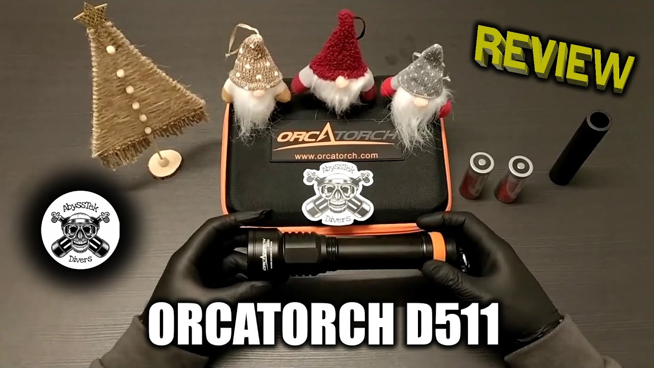 ORCATORCH D511 DIVE LIGHT REVIEW -ESPAÑOL/SPANISH-