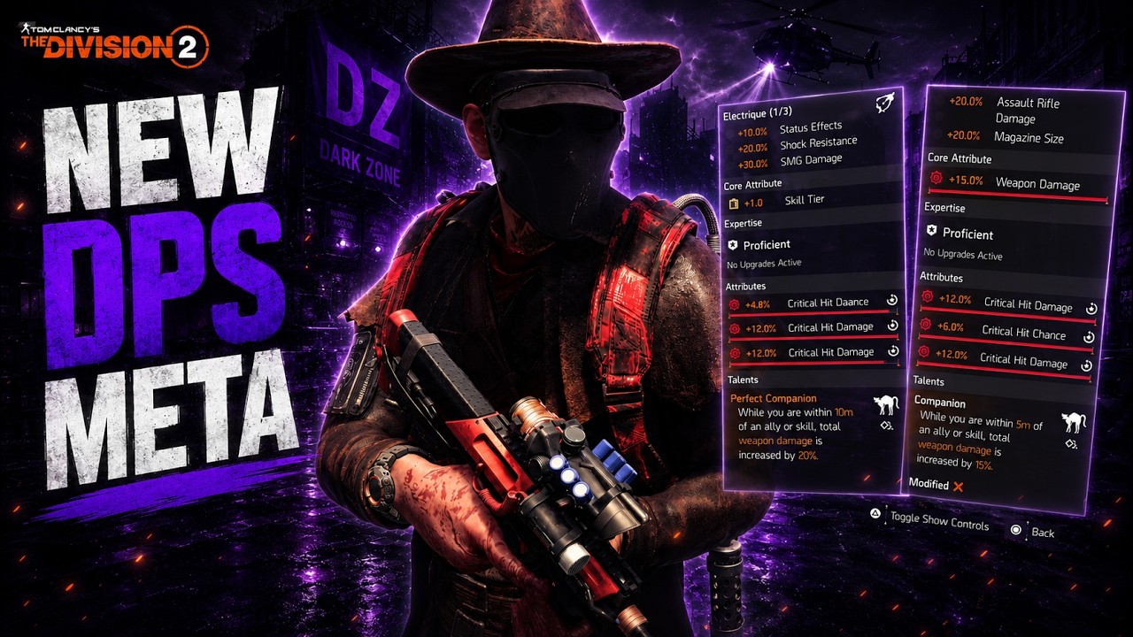 BEST Double Companion DPS Build in The Division 2!INSANE Capacitor Damage Guide PVE/PVP