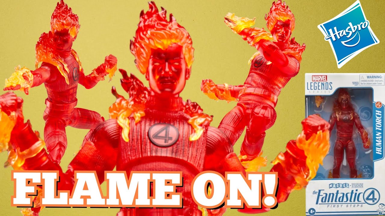 Hasbro Marvel Legends Human Torch Review: Fantastic Four First Steps Action Figure