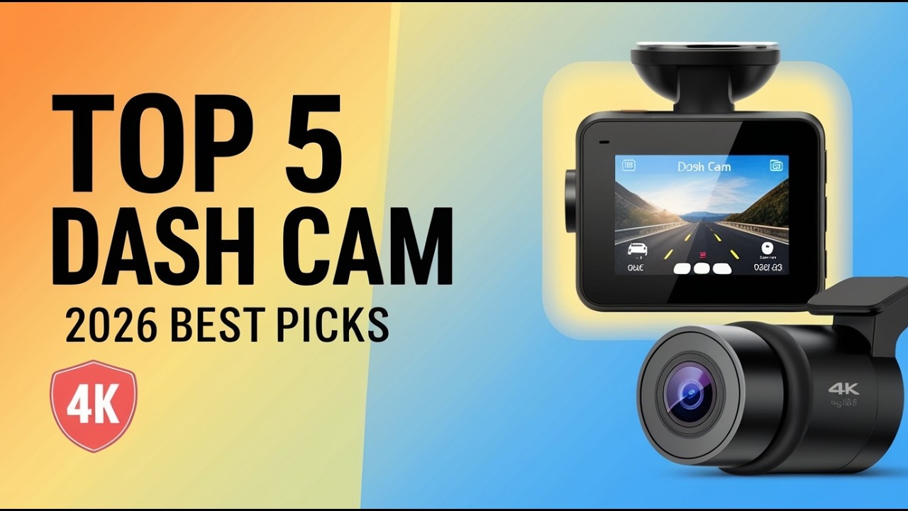 Top 5 Best Car Smart Dash Cam 2026 🔥 4K Dash Cams You Must Buy