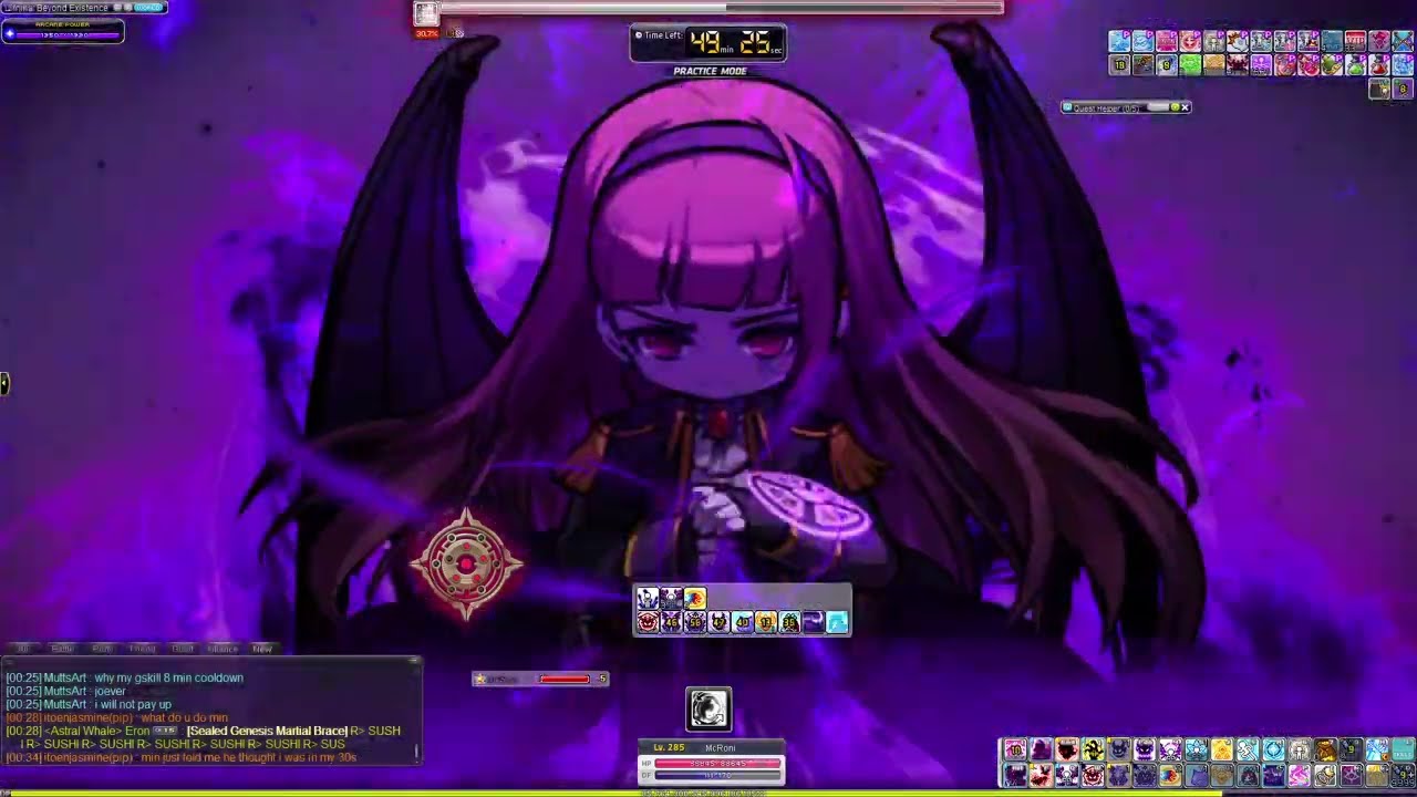 【GMS Hyperion】Black Mage No Arrow Key %