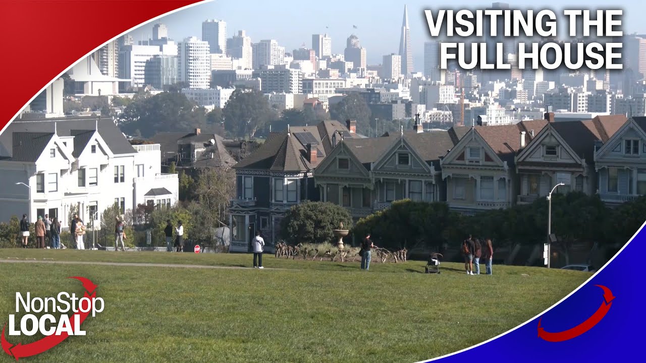 We visited the Full House house in San Francisco, California!