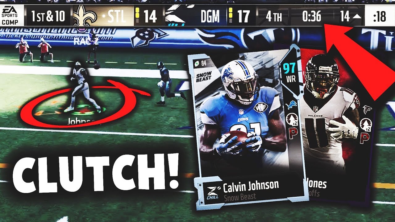 MEGATRON WITH A WALK OFF TOUCHDOWN! TOTY BOUYE, MACK, & BOSA ARE CLUTCH! Madden 18 Ultimate Team